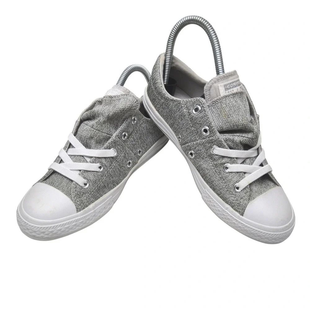 Converse Chuck Taylor All Star Maddie Ox Junior 3 Mouse Grey Storm Pink‎ 662122F